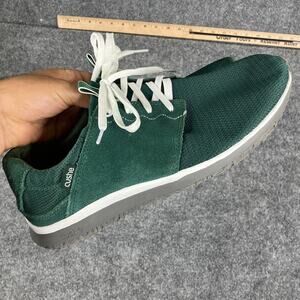 Cushe Getaway Athletic Shoes Mens Size11GreenWhiteCasualLaceUpLightweightSneaker